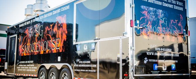 smokehouse trailer wrap