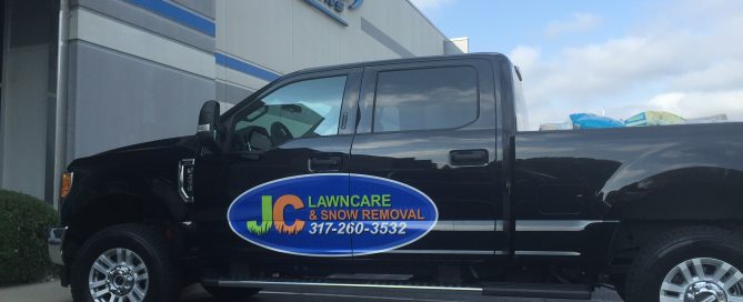 JC Lawncare Truck Graphics