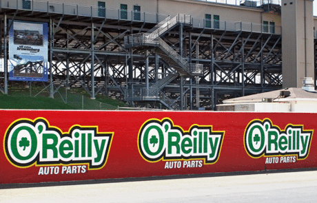 Outdoor wall graphics